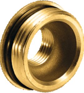 RIDUZIONE MASCHIO/FEMMINA CON O-RING PER COLLETTORI 1" x 1/2"