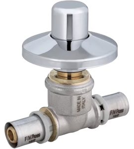 VALVOLA INCASSO COMPLETA DI CANOTTO E ROSONE FIV 26 x 26