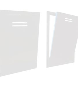 SPORTELLO COPRI COLLETTORI CON PORTA A PRESSIONE IN ACCIAIO ZINCATO 700 x 400 x 20 mm