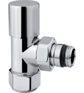 VALVOLA D'ARREDO A SQUADRA "HIGH STYLE" CROMO 1/2" - 24x19