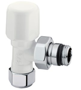 VALVOLA D'ARREDO A SQUADRA BIANCO ARTECLIMA 1/2" - 24x19