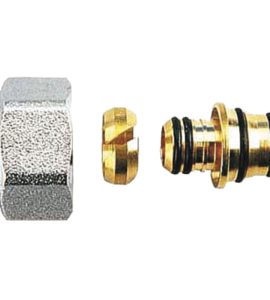 ADATTATORE PER TUBO MULTISTRATO CON CALOTTA 24X19 ARTECLIMA Ø20 x 2