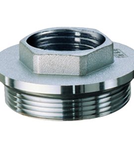 RIDUZIONE TERMINALE CON TENUTA O-RING PER COLLETTORI CROMATA FAR 1"M x 3/8"F