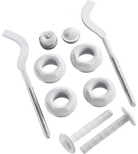 KIT TAPPI E MENSOLE PER RADIATORI 1/2" BIANCO 1" x 1/2"