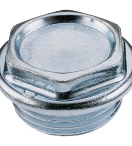 TAPPO CIECO ZINCATO PER RADIATORI 1"1/4 SX - Ø56 mm