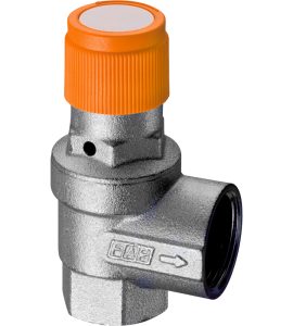 VALVOLA DI SICUREZZA ORDINARIA "SOLFAR" PER IMPIANTI SOLARI FAR 1/2"F x 3/4"F - 8