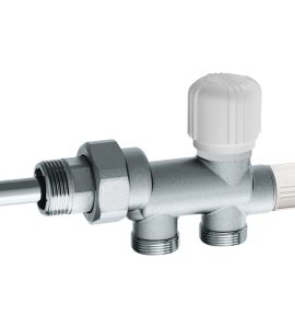 VALVOLA MONOTUBO TERMOSTATIZZABILE CON DETENTORE FAR 1" Sx - 24x19