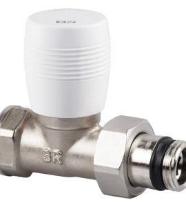 VALVOLA DIRITTA ATTACCO PER TUBO FERRO "SERIE ITALIA" 1/2" - 1/2"