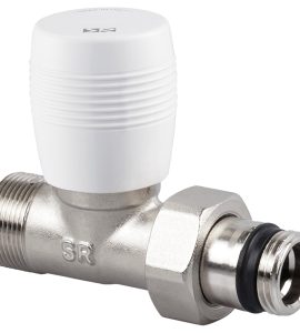 VALVOLA DIRITTA PER TUBO RAME E MULTISTRATO "SERIE ITALIA" 1/2" - passo 24x19