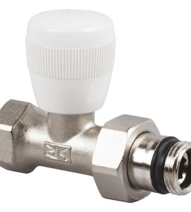 VALVOLA DIRITTA ATTACCO PER TUBO FERRO "SERIE UNIVERSAL" 1/2" - 1/2"