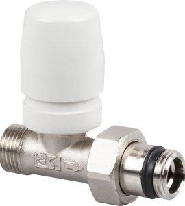 VALVOLA DIRITTA TERMOSTATIZZABILE ATTACCO PER TUBO RAME E MULTISTRATO "SERIE UNIVERSAL" 1/2" x 1/2"