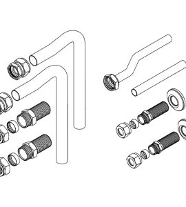 KIT IDRAULICO TUBI E RACCORDI PER CALDAIE VAILLANT Pro
