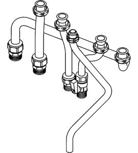 KIT INSTALLAZIONE IDRAULICA PER CALDAIA "SPAZIOZERO 4 CONDENSING" Prod. Post 2005
