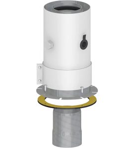 PARTENZA VERTICALE COASSIALE PER SCALDABAGNO "OPALIA F" Ø60/100 mm