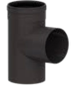 TEE DI SCARICO FUMI PER ESTERNO "PPS-OUT" TESTA DI MORO Ø80 mm