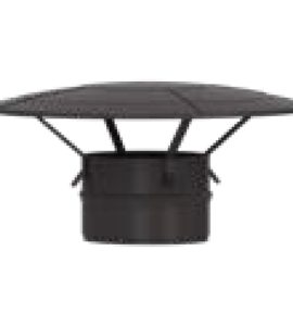 TERMINALE DI SCARICO FUMI A TETTO TESTA DI MORO "PPS-OUT" Ø80 mm