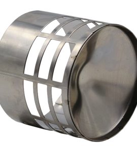 GRIGLIA DI SCARICO FUMI INOX Ø100 mm