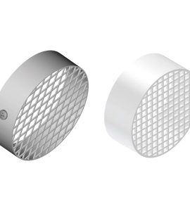 GRIGLIA DI ASPIRAZIONE ARIA Ø80 mm - NYLON