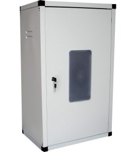 MOBILE COPRICALDAIA IN ACCIAIO ZINCATO PREVERNICIATO BIANCO COIBENTATO H.1020 x L.550 x P.430 mm