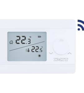 TERMOSTATO AMBIENTE DIGITALE RADIO "SILVER TA/RF S" 433 mhz