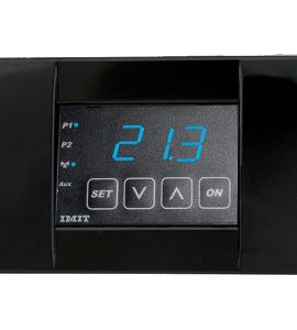 REGOLATORE ELETTRONICO "FIRE WATER HID" A INCASSO PER TERMOCAMINI Nero