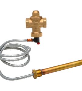 VALVOLA DI SCARICO TERMICO DOPPIA SICUREZZA 3/4" capillare da 1