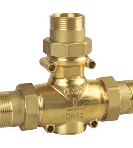 VALVOLA ANTICONDENSA CON BOCCHETTONI 1" Taratura 60°