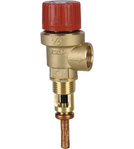 VALVOLA DOPPIA DI SICUREZZA TEMPERATURA E PRESSIONE 3/4" - 6 Bar