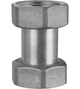 RACCORDO GIREVOLE DIRITTO PER CONNESSIONE DEFANGATORE Nichelato 3/4"