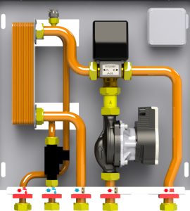 MODULO DI INTERFACCIA TERMOPRODOTTO/ACS CON GESTIONE RISCALDAMENTO KIT MX 120/1 -