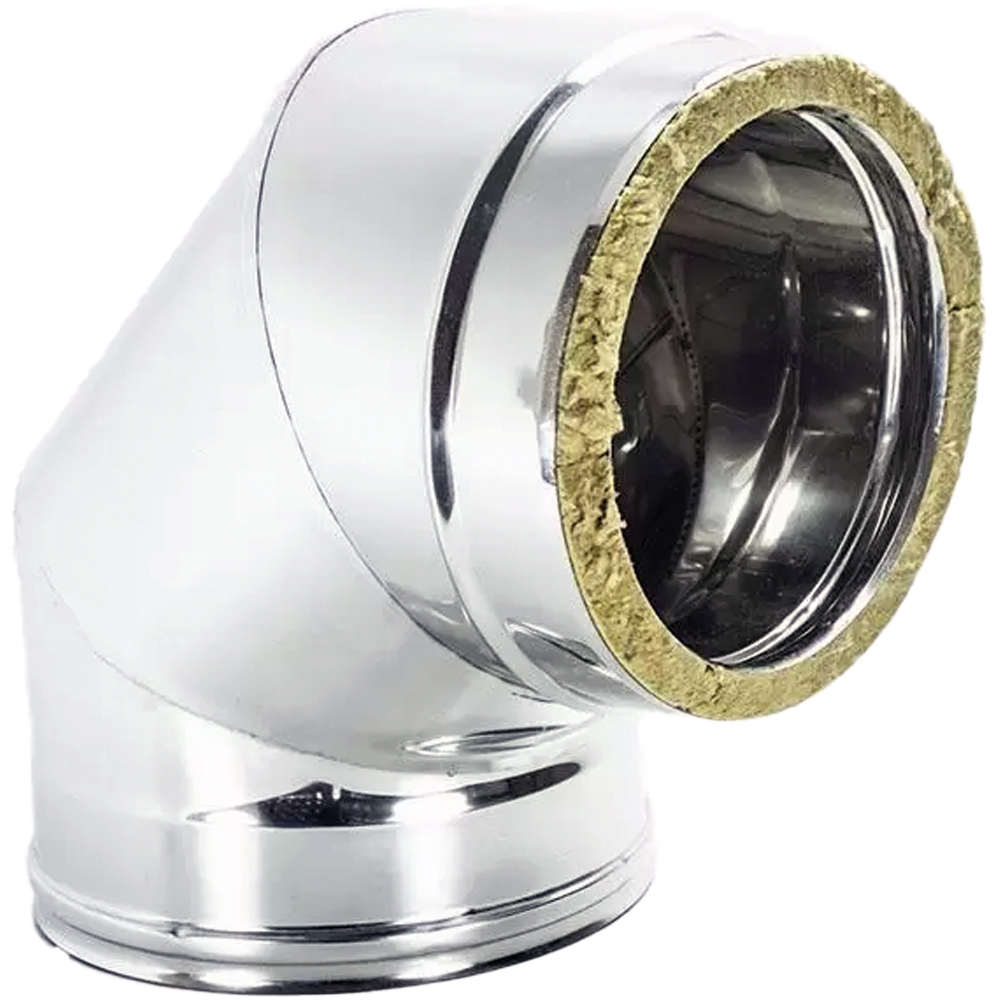 - CURVA INOX 90° DOPPIA PARETE Ø250/300 mm