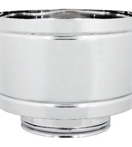 CAPPELLO ANTIRIFLUSSO F/M INOX DOPPIA PARETE  Ø250/300 mm