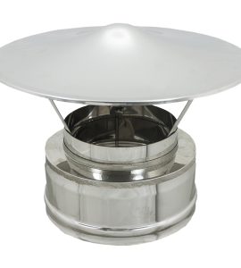 CAPPELLO CINESE FEMMINA INOX DOPPIA PARETE Ø250/300 mm