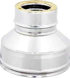 RIDUZIONE INOX DOPPIA PARETE 250 F x 200 M - 300 M x 250 F