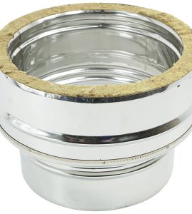 RACCORDO INOX DA MONOPARETE A DOPPIA PARETE 250 M mono - 300 M - 250 F