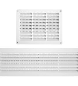 GRIGLIA DI AEREAZIONE RETTANGOLARE DA INCASSO 120 x 360 mm