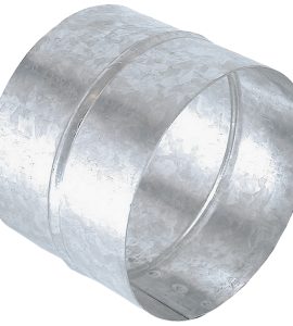 MANICOTTO DI GIUNZIONE ZINCATO M/M PER TUBI DI AEREAZIONE Ø140 mm