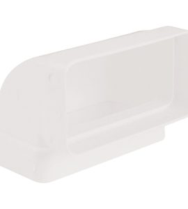 GOMITO 90° RETTANGOLARE VERTICALE PER CANALE DI AEREAZIONE 55x110 mm
