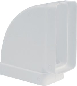 GOMITO 90° RETTANGOLARE ORIZZONTALE PER CANALE DI AEREAZIONE 55x110 mm