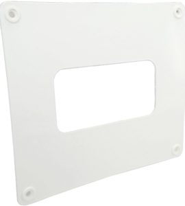 CORNICE TERMINALE PER CANALE DI AEREAZIONE 55x110 mm