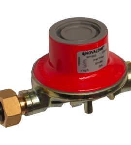 REGOLATORE GAS BASSA PRESSIONE BP1803 CON RACCORDO Kg/h 4