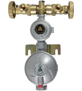 MINICENTRALINA GAS PER 2 BOMBOLE DOPPIO STADIO -
