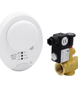 MINIKIT RILEVATORE GAS "GASBLOC" MTN ELETTROVALVOLA A RIARMO MANUALE 1"