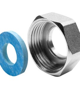 DADO RIDOTTO IN OTTONE PER TUBO CSST Dn 15 x G 1" Acqua/Gas