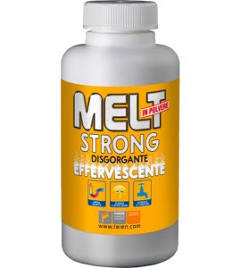 DISGORGANTE EFFERVESCENTE "MELT STRONG" IN POLVERE Barattolo 600 gr.