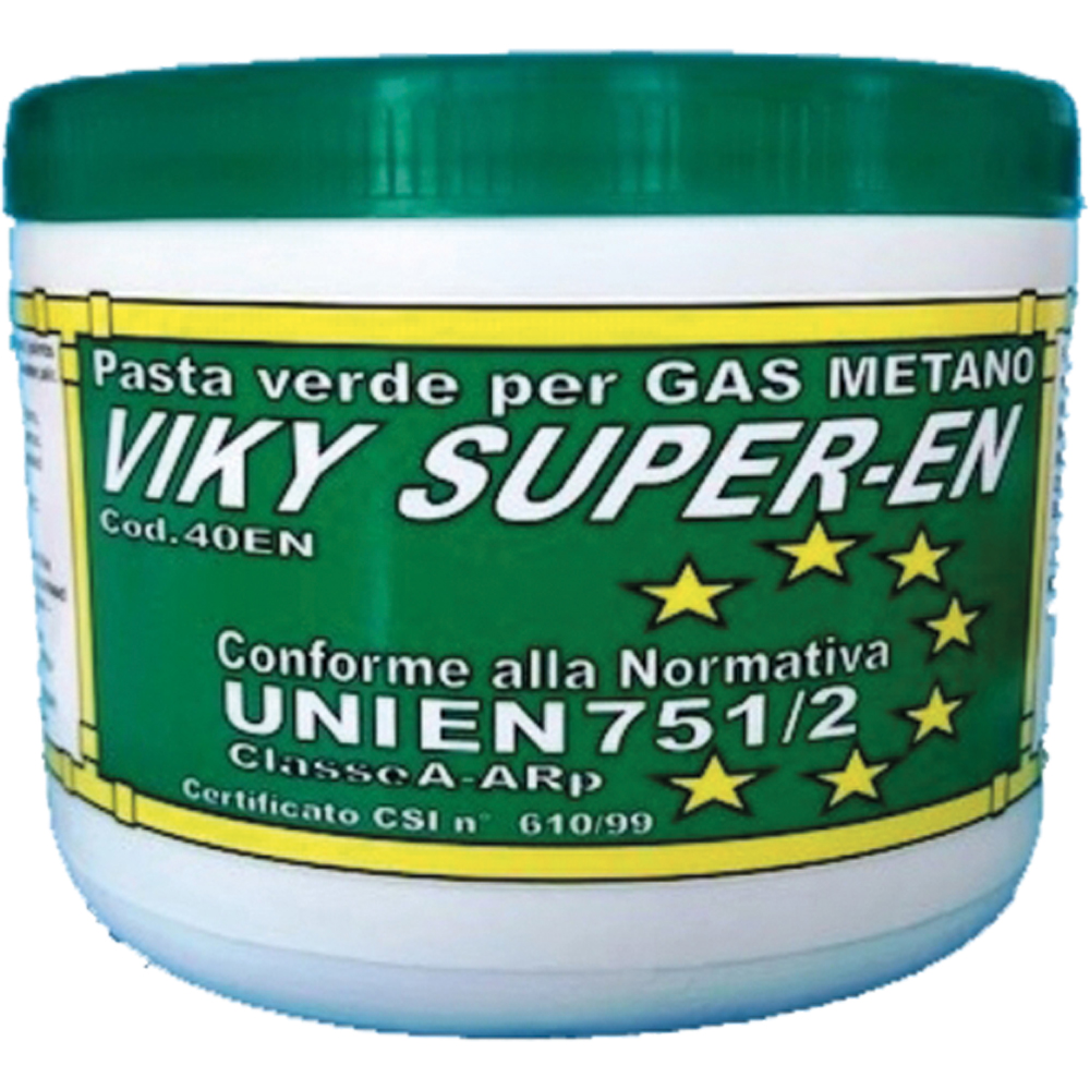 - PASTA VERDE SIGILLANTE "VIKY SUPER" PER GAS METANO 400 gr.