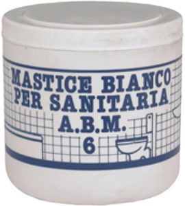 MASTICE BIANCO PER SANITARIA A.B.M. -