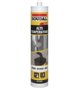 SILICONE ALTE TEMPERATURE SOUDAL  310 ml - Nero