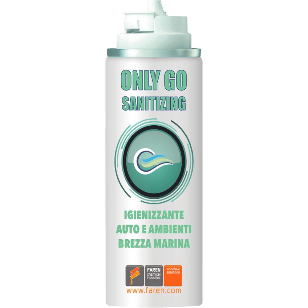 - IGIENIZZANTE E DEODORANTE SPRAY PER AMBIENTI E SUPERFICI ONLY GO Brezza Marina - 200 ml