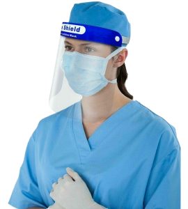 VISIERA PROTETTIVA REGOLABILE in poliestere